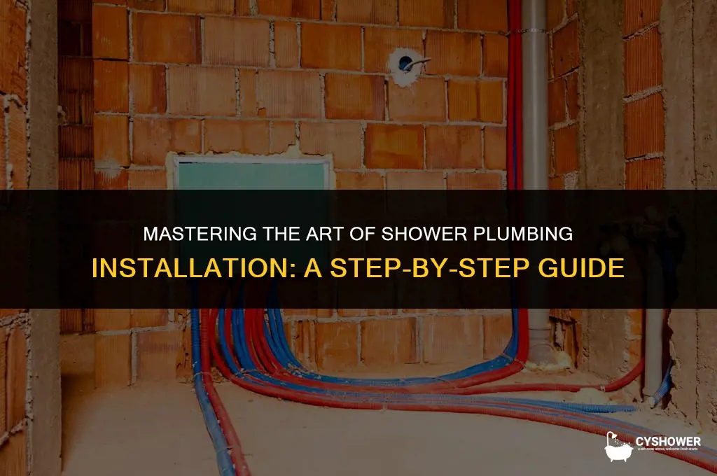 how to install shower plumber