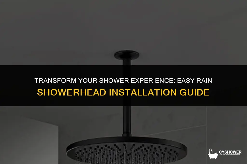 how to install shower rain