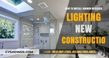 Brighten Your Shower: A Guide to Installing Recessed Lighting in New Construction