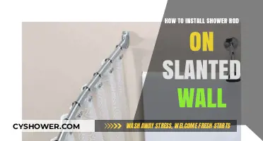Mastering the Art of Installing a Shower Rod on a Slanted Wall
