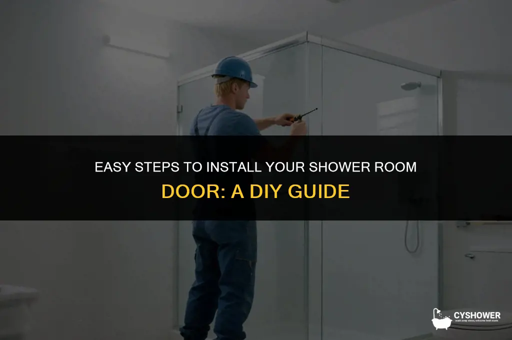 how to install shower room door