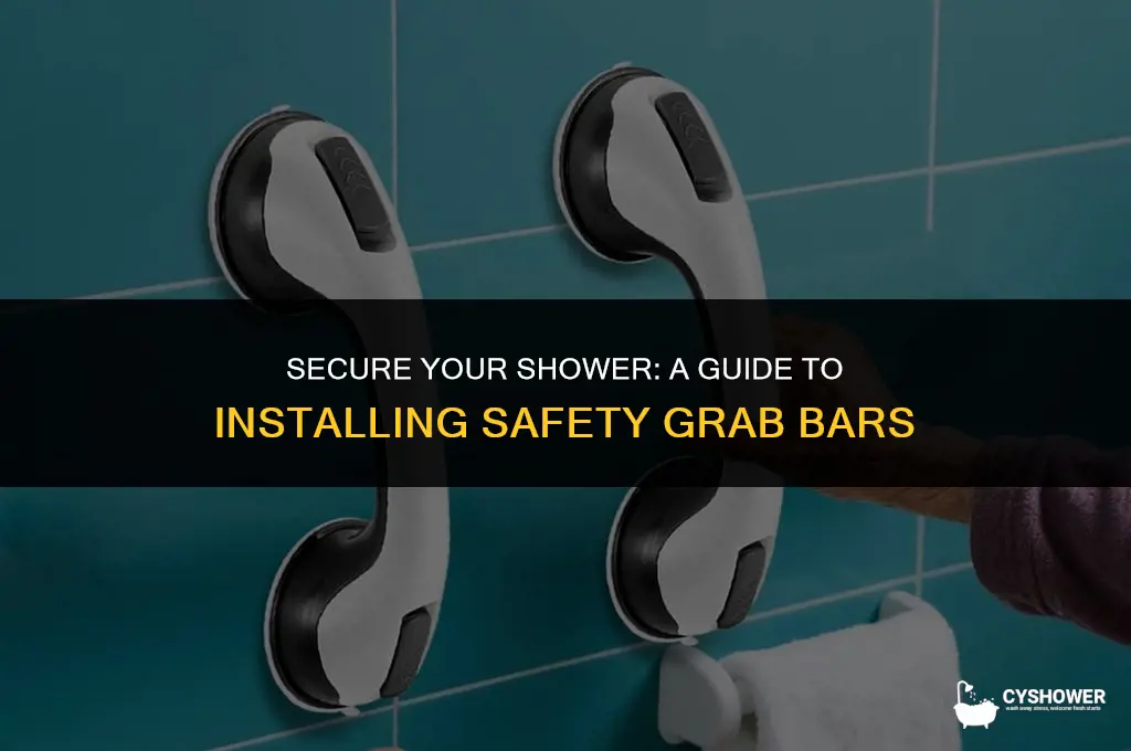 how to install shower safety grab bars