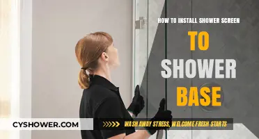 Easy Guide: Attaching Your Shower Screen to the Base