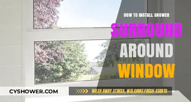 Transform Your Bathroom: Installing a Shower Surround Around a Window