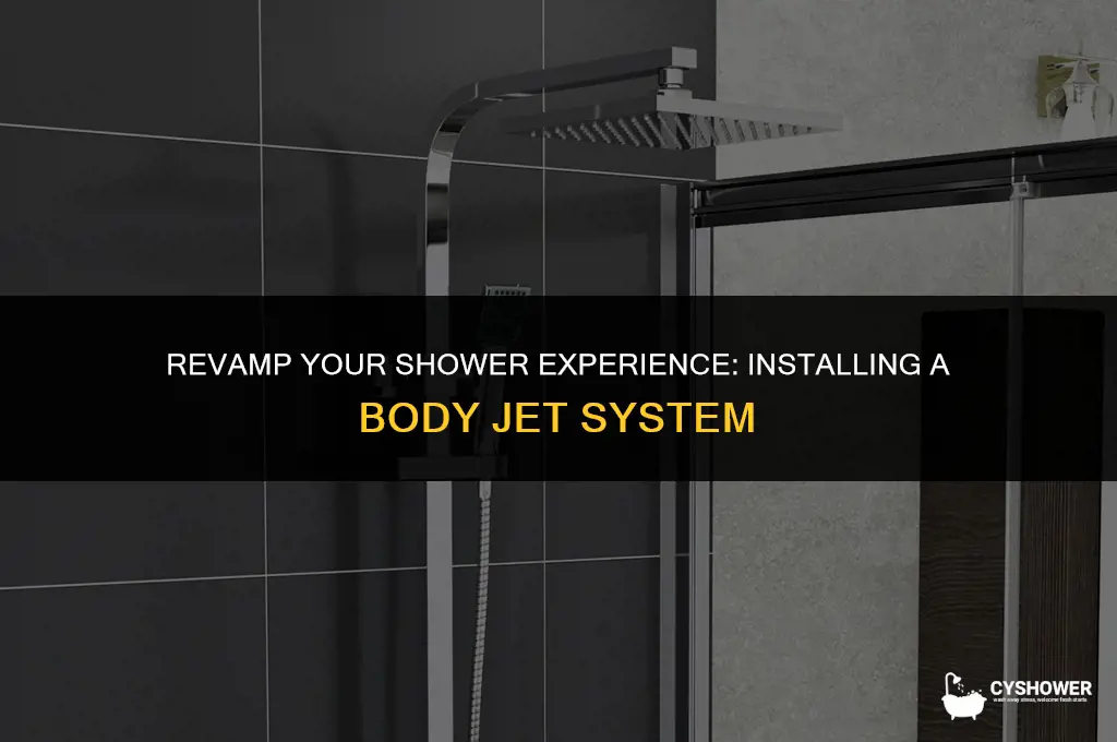 how to install shower system with body jets
