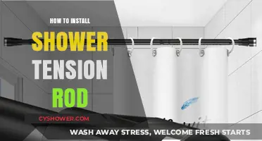 Effortless Shower Makeover: Installing a Tension Rod in 5 Steps