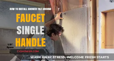 Easy Steps to Install Shower Tile Around a Single-Handle Faucet