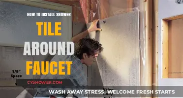 Easy Steps to Install Shower Tile Around Your Faucet