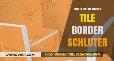 Easy Steps to Install a Schluter Shower Tile Border
