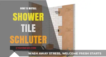Step-by-Step Guide to Installing Shower Tile with Schluter Systems