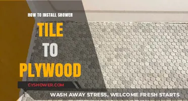 Step-by-Step Guide: Installing Shower Tile on Plywood Subfloor