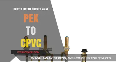 DIY Guide: Transitioning Shower Valves from PEX to CPVC