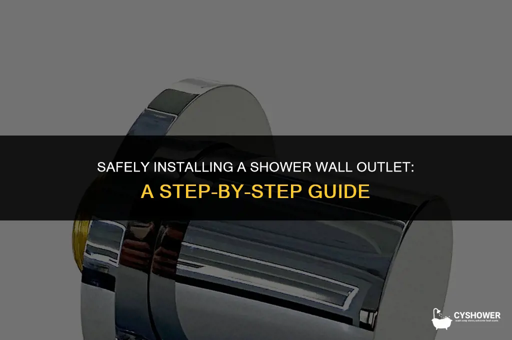 how to install shower wall outlet