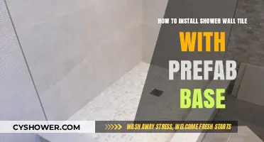 Easy Shower Wall Tile Installation: Prefab Base Guide for Beginners