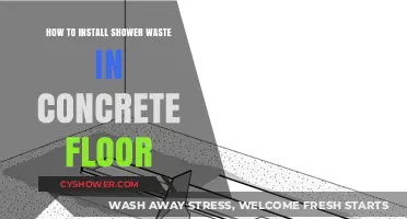 Mastering the Art of Installing Shower Waste in Concrete Floors