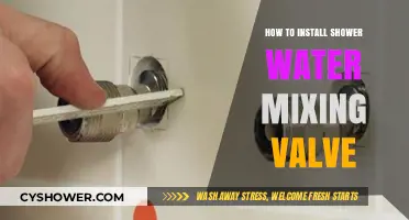 Easy Guide to Installing a Shower Water Mixing Valve