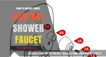 Effortless Installation: Single Control Shower Faucet Setup Guide