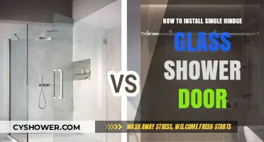Easy Guide to Installing a Single Hinge Glass Shower Door