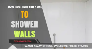 Revamp Your Shower: A Simple Guide to Installing Single Sheet Plastic