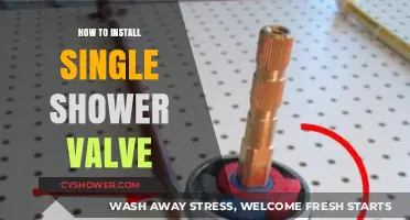 Effortless Installation: Mastering the Single Shower Valve Setup