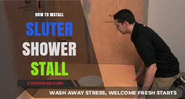 Effortless Installation: Transform Your Bathroom with a Sleek Sluter Shower Stall