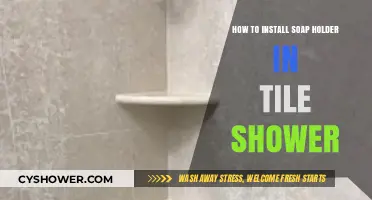 Easy Steps to Install a Soap Holder in Your Tile Shower