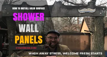 Transform Your Shower: A Guide to Installing Solid Surface Wall Panels