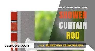 Easy DIY Guide: Installing a Spring-Loaded Shower Curtain Rod