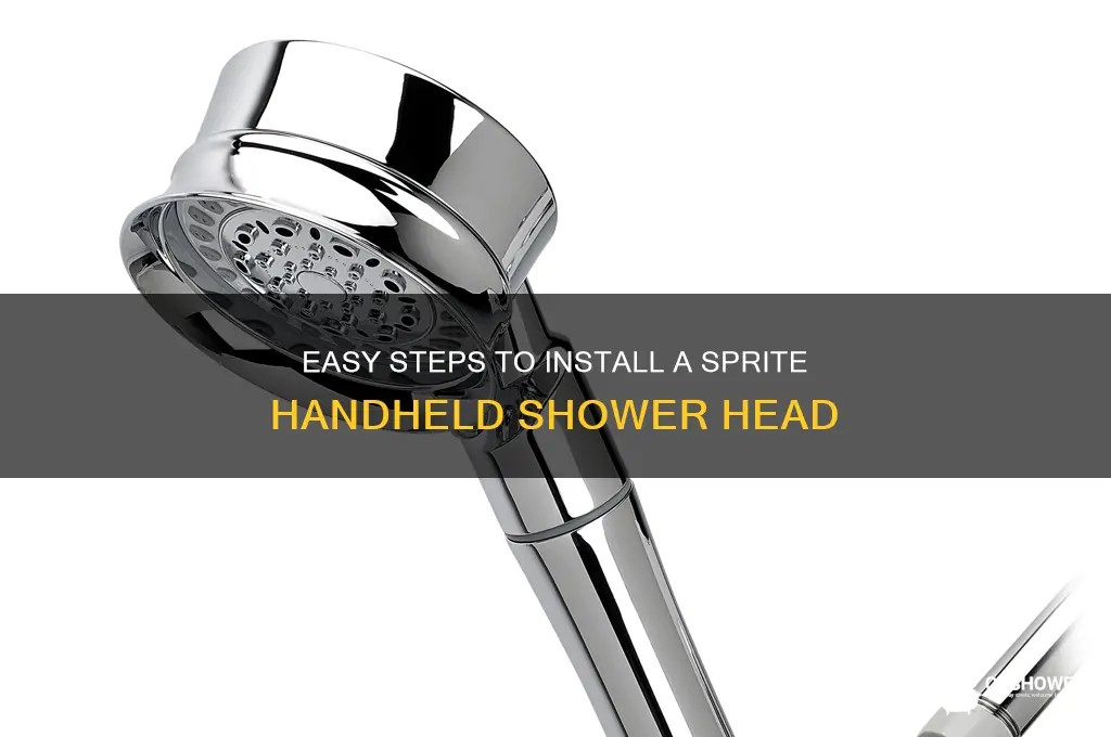 how to install sprite hand held shower head