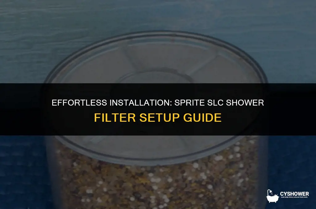 how to install sprite slc shower filter