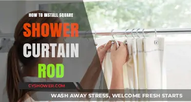 Easy Guide to Installing a Square Shower Curtain Rod