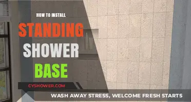 Mastering the Art of Installing a Standing Shower Base