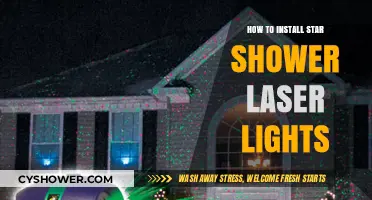 Effortless Outdoor Decor: Installing Star Shower Laser Lights
