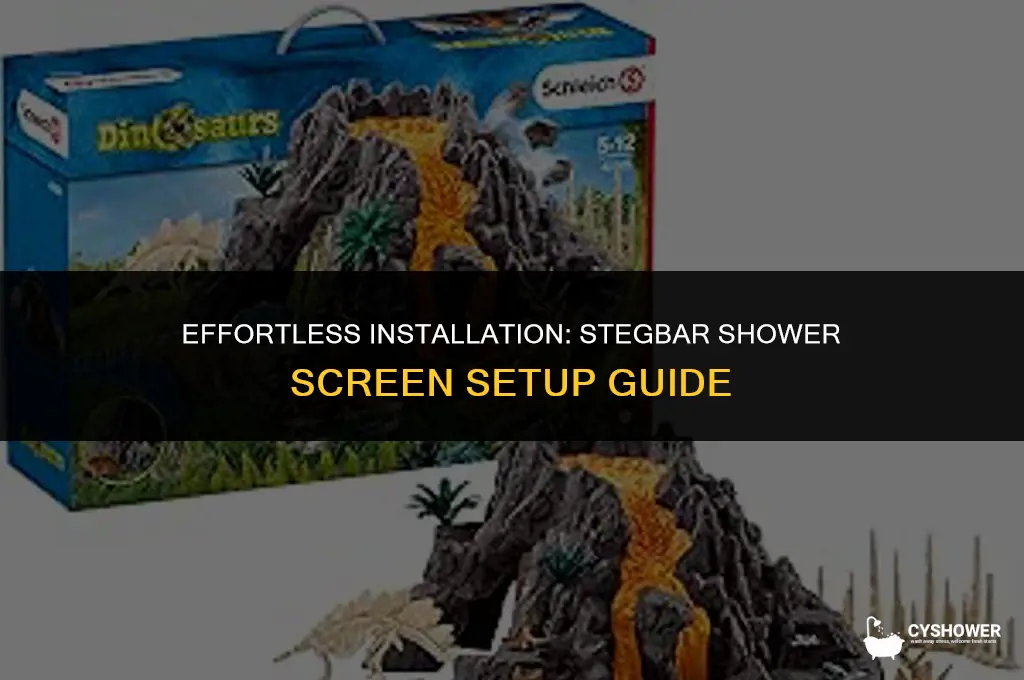 how to install stegbar shower screen