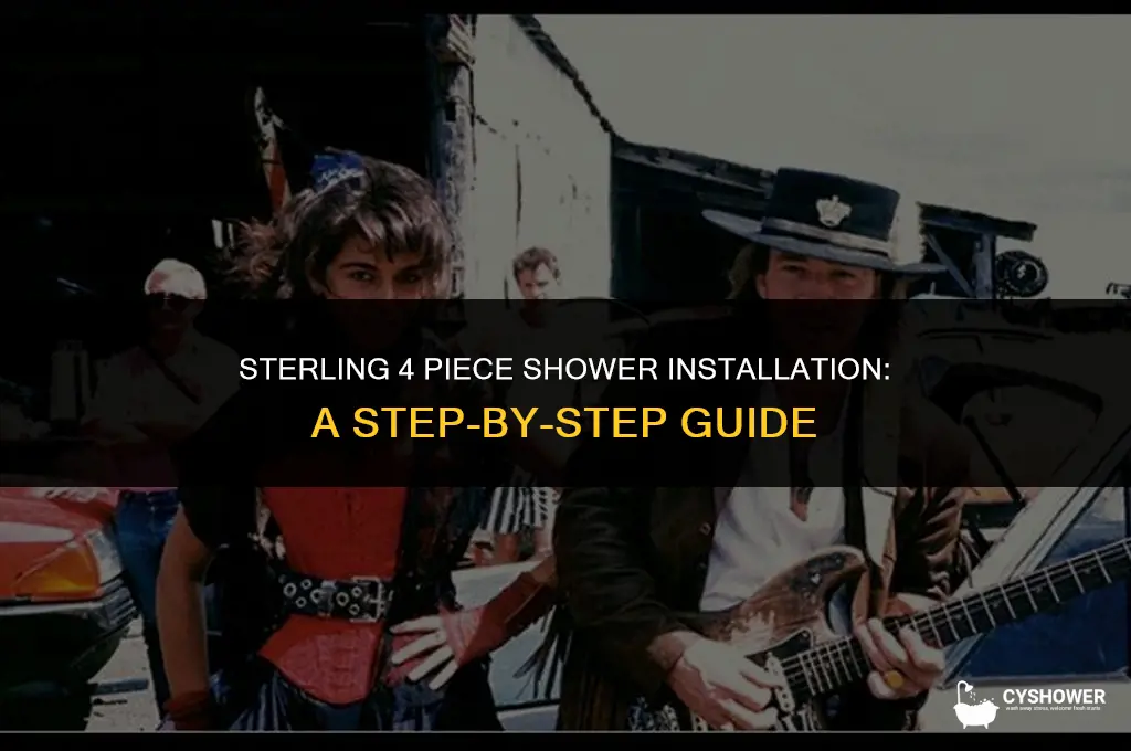 how to install sterling 4 piece shower