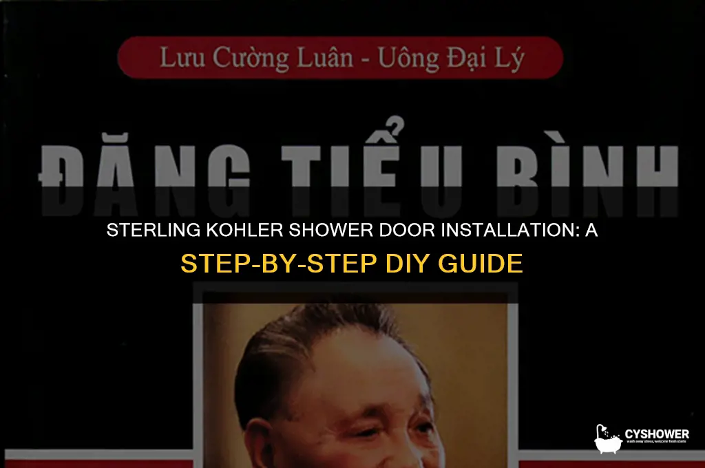how to install sterling kohler shower door