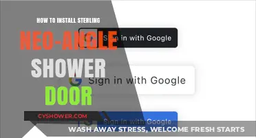Sterling Neo-Angle Shower Door Installation Guide: A Step-by-Step Process
