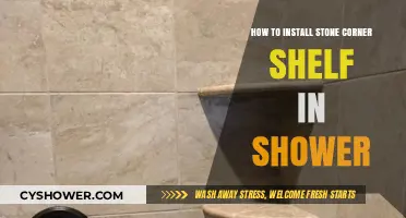 Transform Your Shower Space: Installing a Stylish Stone Corner Shelf