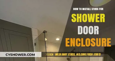 DIY Guide: Installing Studs for a Secure Shower Door Enclosure