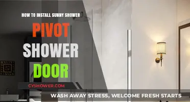 Effortless Installation: Sunny Shower Pivot Shower Door Guide