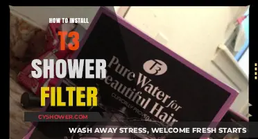 Effortless Installation: Transform Your Shower with a T3 Filter