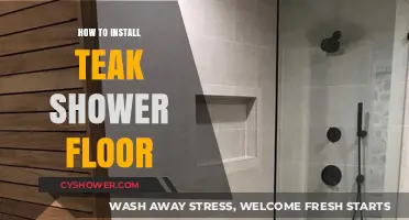 Transform Your Shower: A Step-by-Step Guide to Installing a Teak Floor