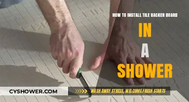 Master Shower Tiling: Step-by-Step Guide to Installing Tile Backer Board
