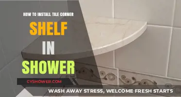 Easy DIY Guide: Installing a Tile Corner Shelf in Your Shower