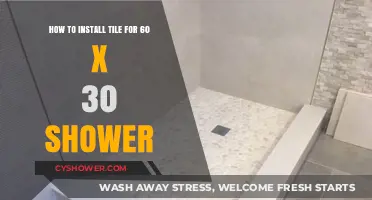 Step-by-Step Guide to Installing Tile in a 60 x 30 Shower
