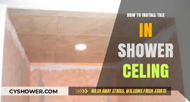 Easy Steps to Install Tile on Your Shower Ceiling