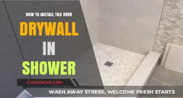 Installing Shower Tiles Over Drywall: A Step-by-Step Guide