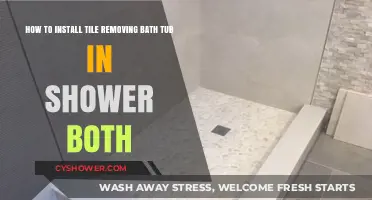 Upgrade Your Shower: Tile Installation and Bathtub Removal Guide