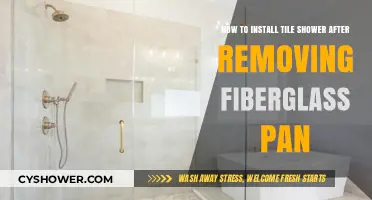 Upgrade Your Bathroom: Tile Shower Installation Post-Fiberglass Pan Removal