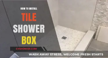 Step-by-Step Guide to Installing a Tile Shower Box Easily